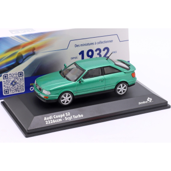 Audi Coupe S2 1994 Cricket green - skala 1:43 - Solido